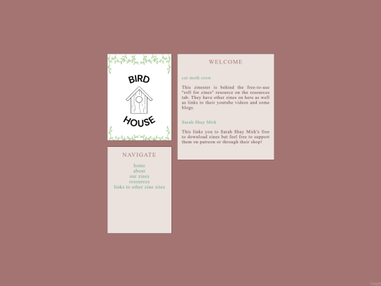 links screenshot