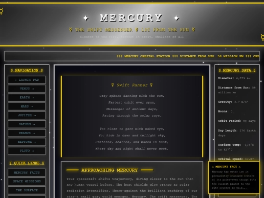 spacefinal.html/retromercury screenshot