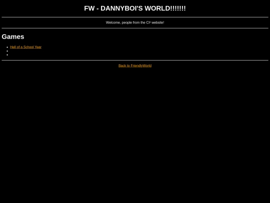 friendly/dbw screenshot