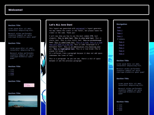 index screenshot