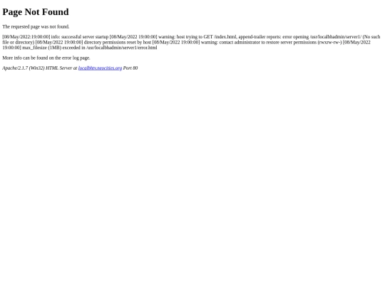 not_found screenshot