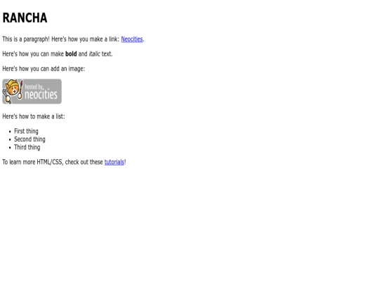 index screenshot