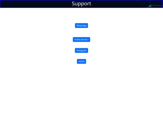 Tracker/support screenshot