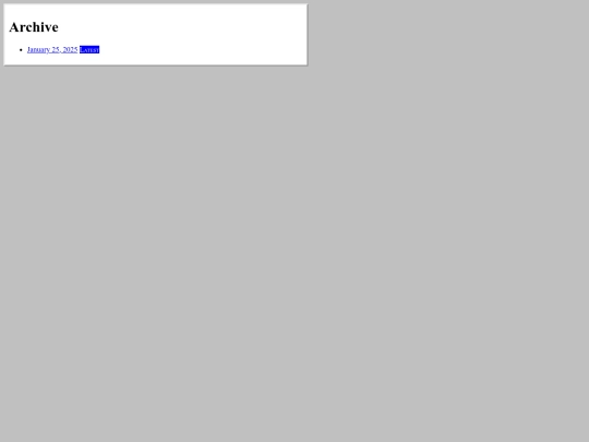 archive screenshot