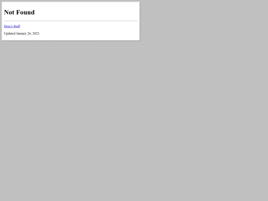 not_found screenshot
