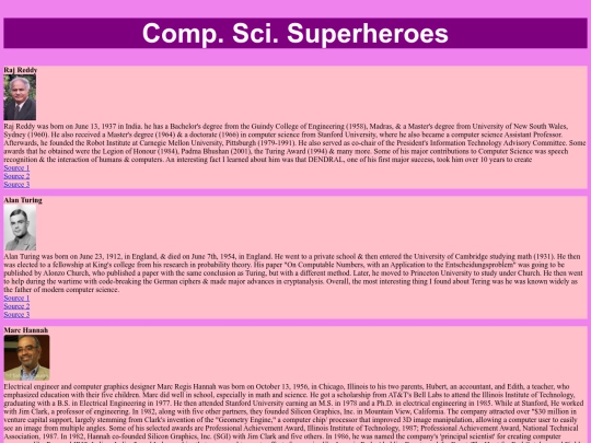 comp.sci.superheros screenshot