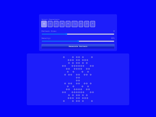 PATTERNS screenshot