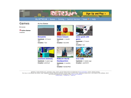 games screenshot