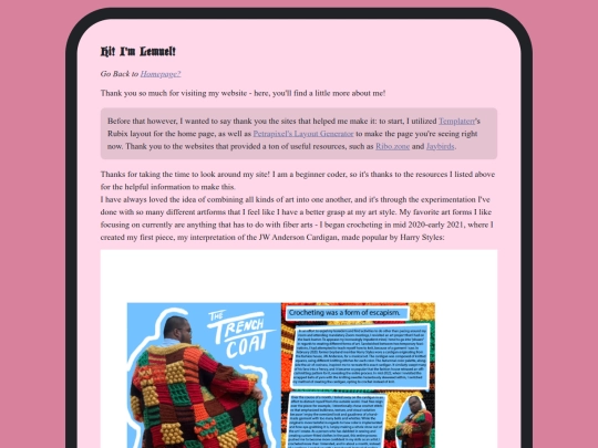 AboutPage screenshot
