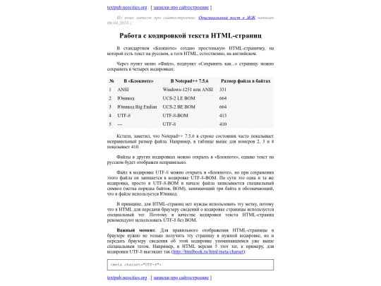 my/notes/webdev/Charset_HTML_page screenshot
