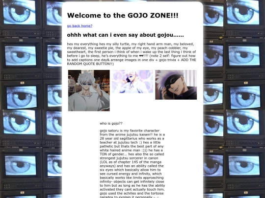 gojo screenshot