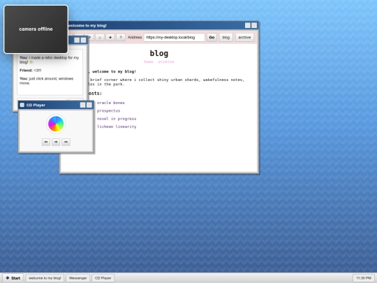 desktop-blog screenshot