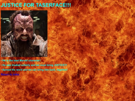 taserface screenshot