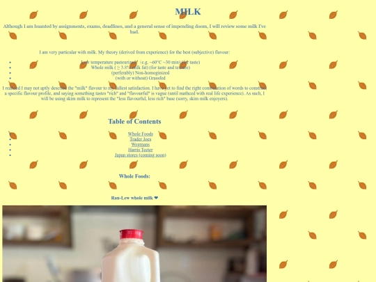 milk screenshot