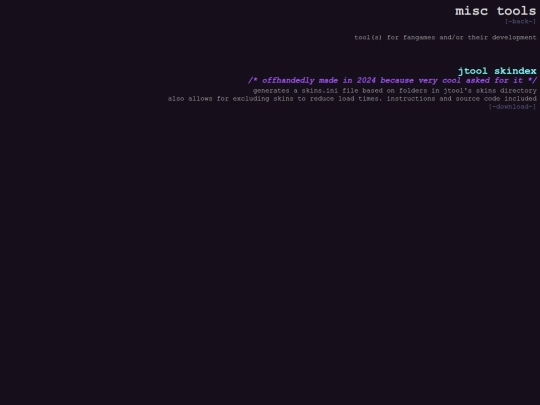 tools screenshot