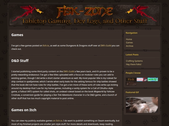 Games screenshot