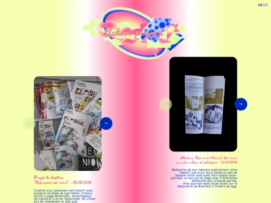 school-project-page screenshot