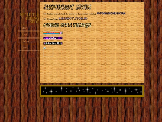 links screenshot