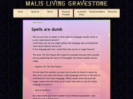 essay_thoughts/essays/spells_are_dumb screenshot