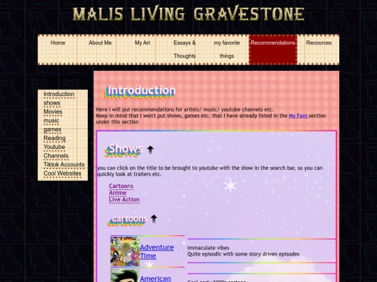 recommendations/Recommendations screenshot