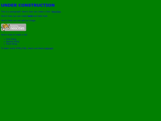 index screenshot