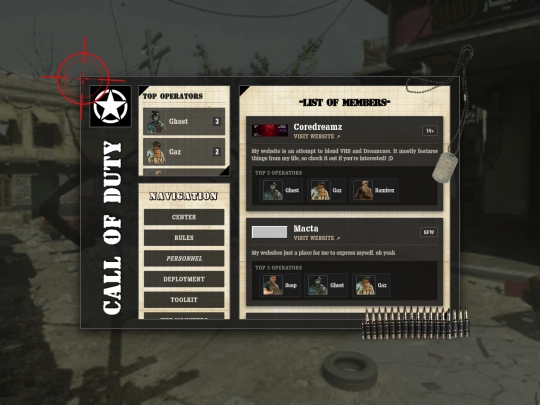 Members screenshot