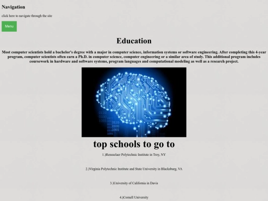 education screenshot