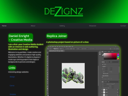portfolio screenshot