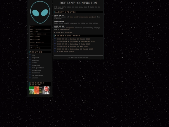 index screenshot