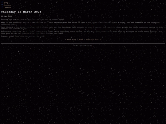posts/2025-03-13-Thursday-13-March-2025 screenshot