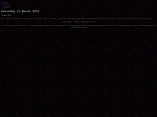 posts/2025-03-15-Saturday-15-March-2025 screenshot
