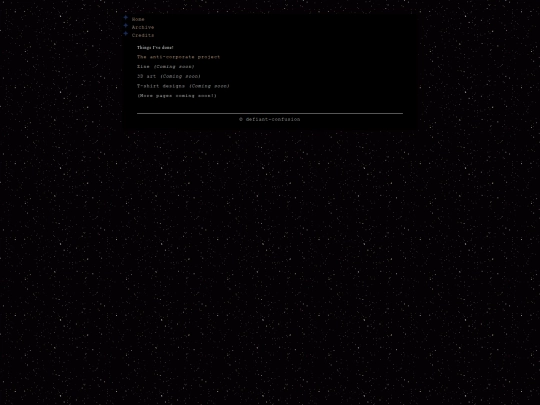 projects screenshot