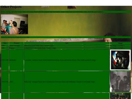 projects screenshot