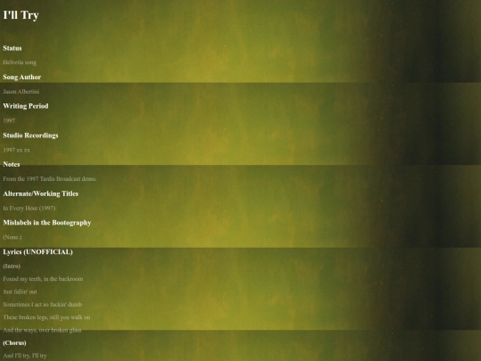 songshelvetiailltry screenshot