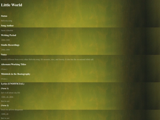 songshelvetialittleworld screenshot