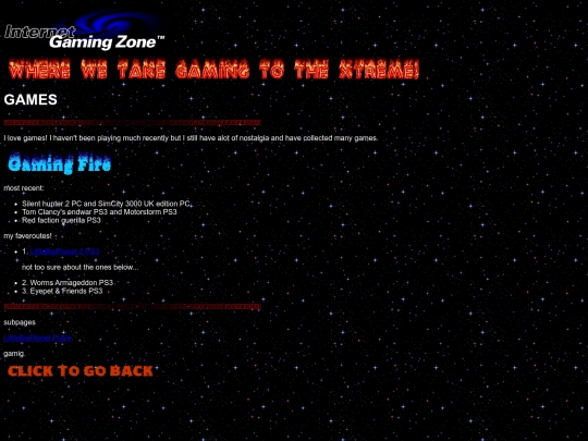 games screenshot