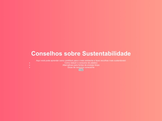 sustainability screenshot