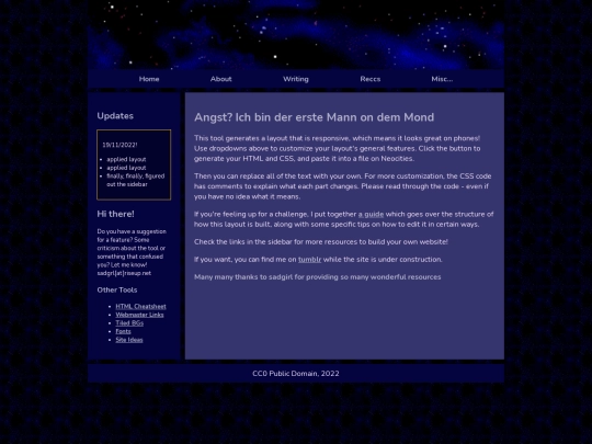 main pages/newindex screenshot
