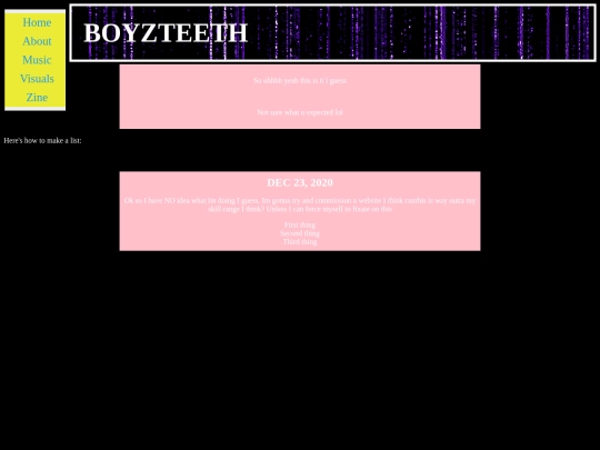 index screenshot