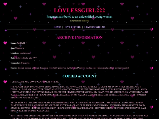 lovelessgirl screenshot