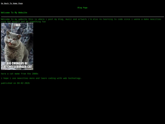 blog screenshot