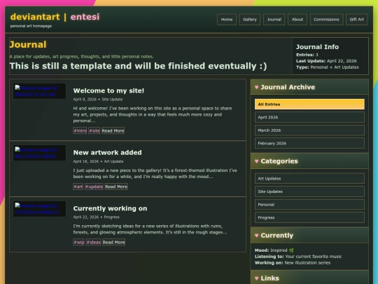 journal screenshot