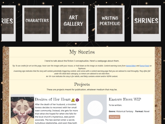 projects screenshot