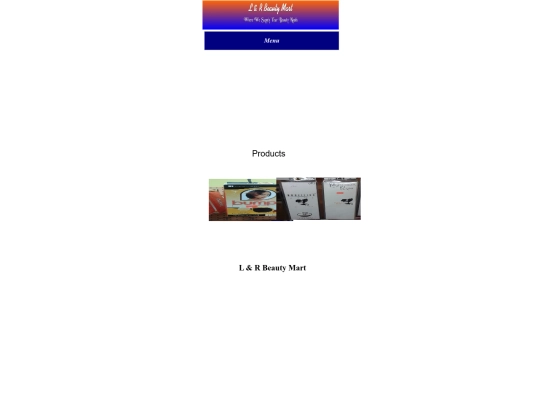 products screenshot
