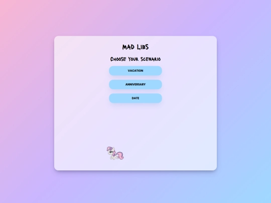 madlibs screenshot