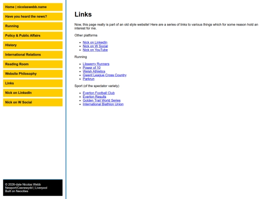 links screenshot