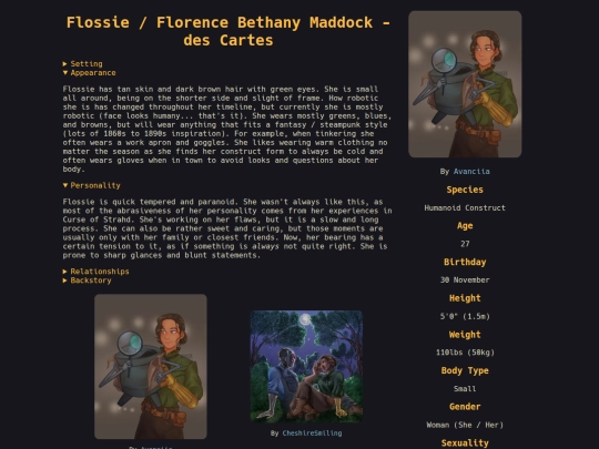 characters/flossie screenshot