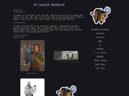 characters/griswold screenshot