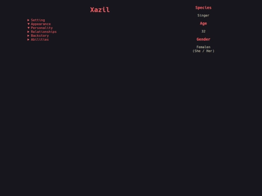 characters/xazil screenshot