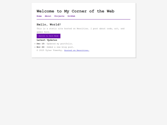 index screenshot
